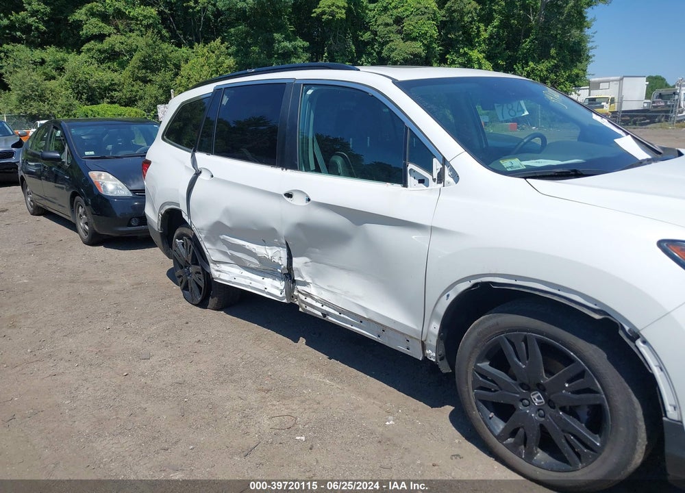 2022 HONDA PILOT VIN: 5FNYF6H28NB038093