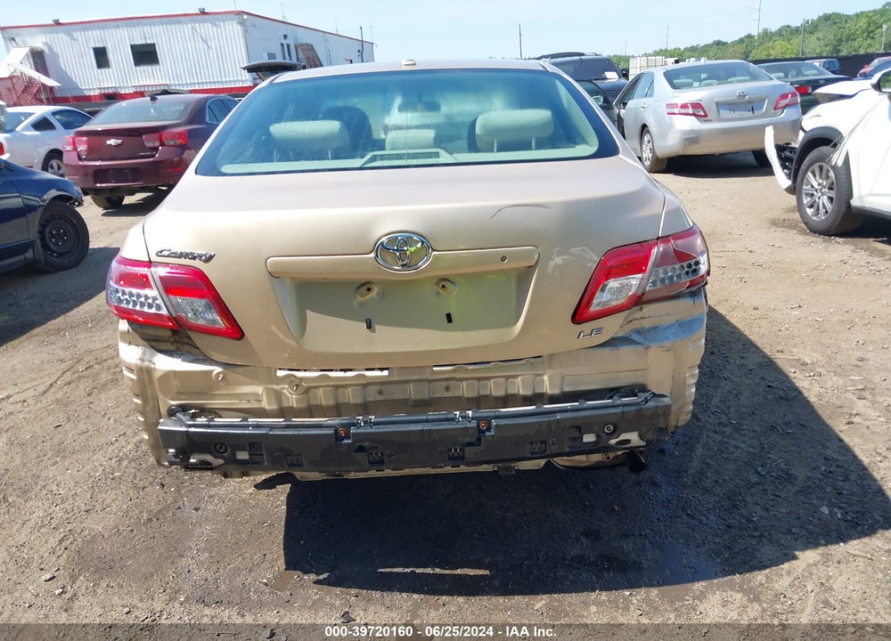 2010 TOYOTA CAMRY LE VIN: 4T1BF3EK4AU096806