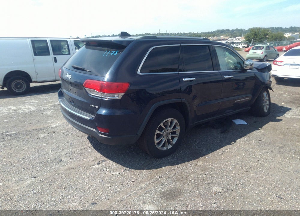 2014 JEEP GRAND CHEROKEE LIMITED VIN: 1C4RJFBG9EC185012