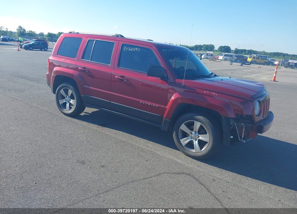 2017 JEEP PATRIOT HIGH ALTITUDE 4X4 VIN: 1C4NJRFBXHD135555