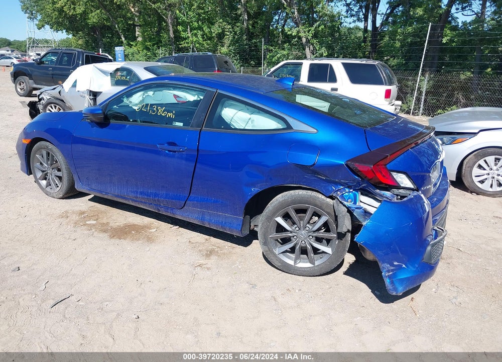 2019 HONDA CIVIC EX VIN: 2HGFC3B39KH356084