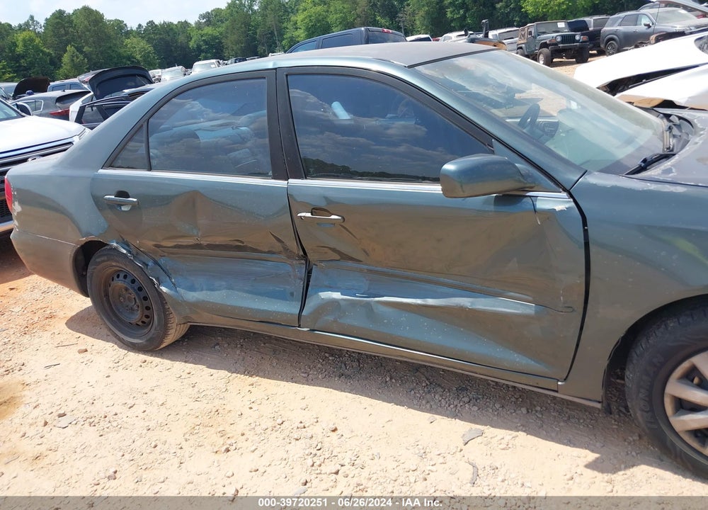 2002 TOYOTA CAMRY LE VIN: 4T1BE32K72U525753
