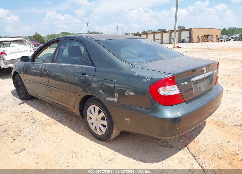 2002 TOYOTA CAMRY LE VIN: 4T1BE32K72U525753