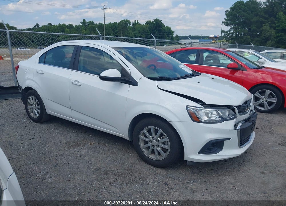 2019 CHEVROLET SONIC LT AUTO VIN: 1G1JD5SB4K4108176