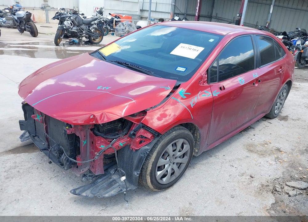 2020 TOYOTA COROLLA LE VIN: JTDEPRAE9LJ080168