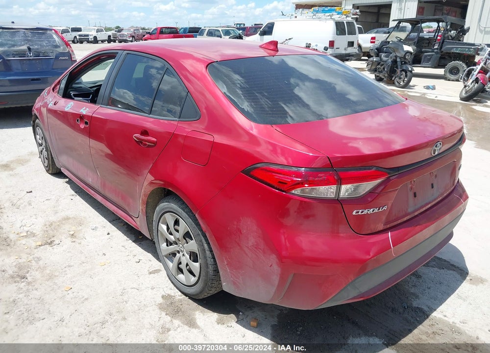2020 TOYOTA COROLLA LE VIN: JTDEPRAE9LJ080168