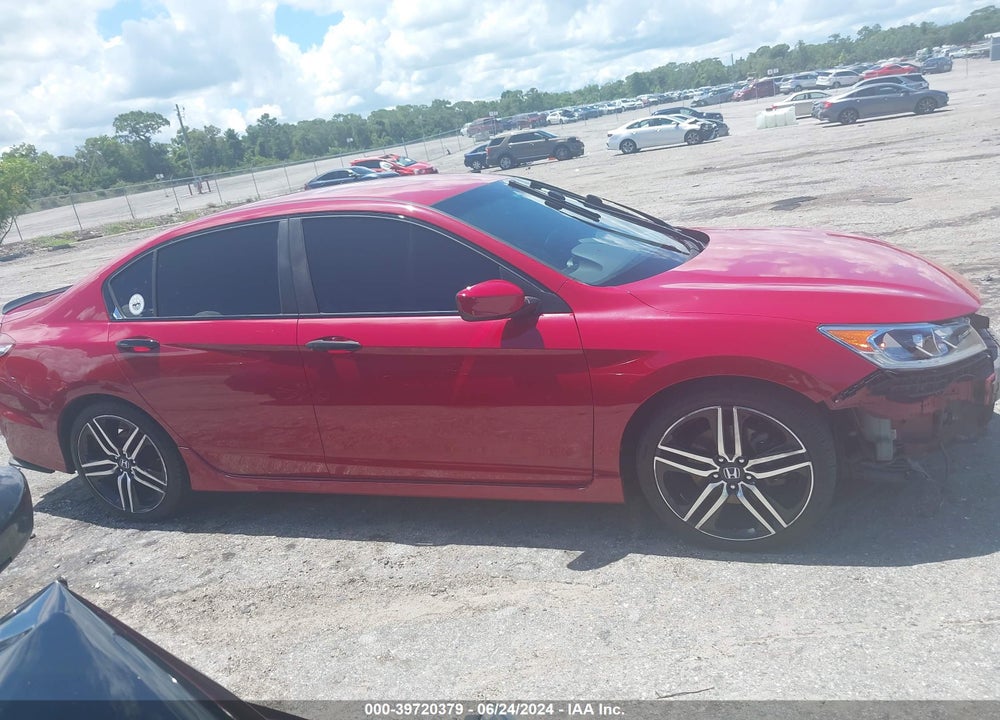2017 HONDA ACCORD SPORT SE VIN: 1HGCR2F18HA063417