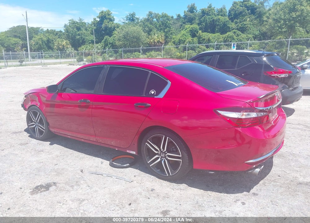 2017 HONDA ACCORD SPORT SE VIN: 1HGCR2F18HA063417