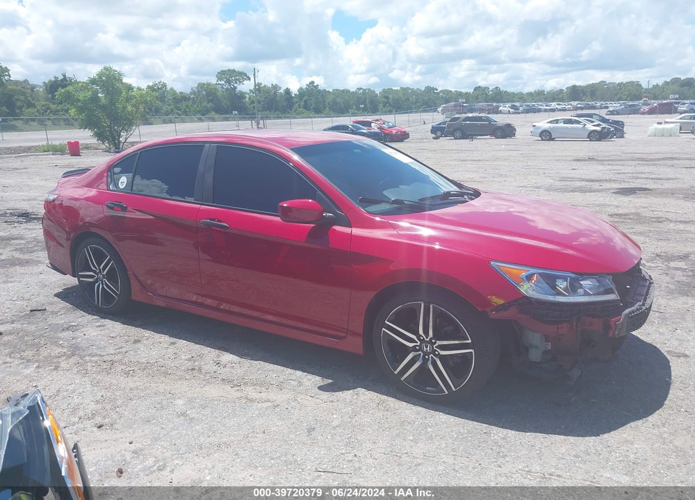 2017 HONDA ACCORD SPORT SE VIN: 1HGCR2F18HA063417