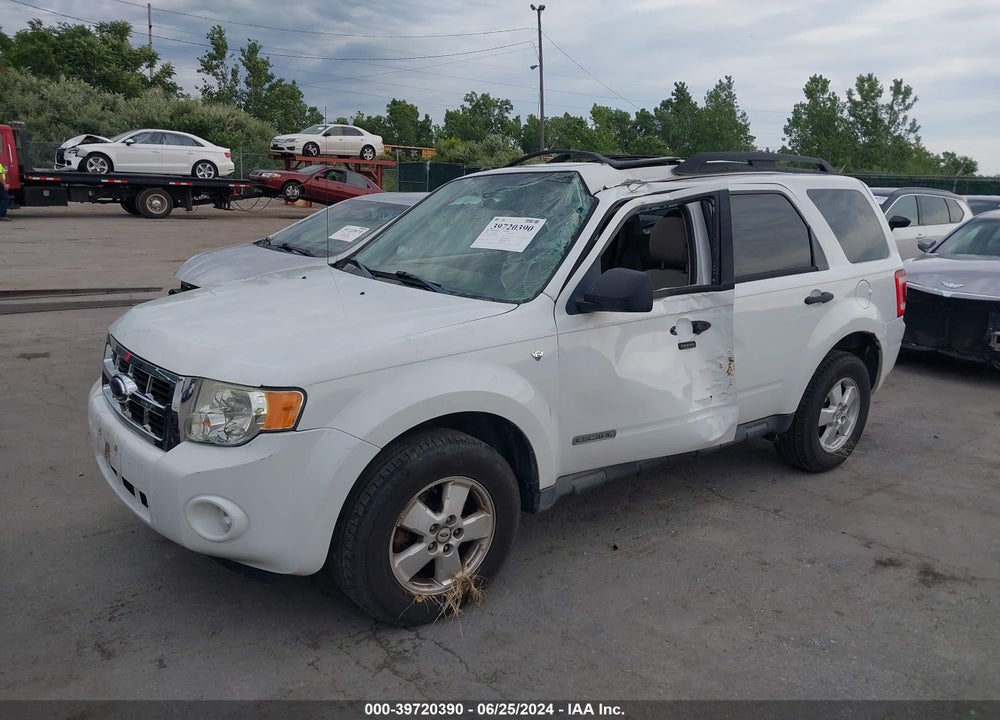 2008 FORD ESCAPE XLT VIN: 1FMCU031X8KA66976