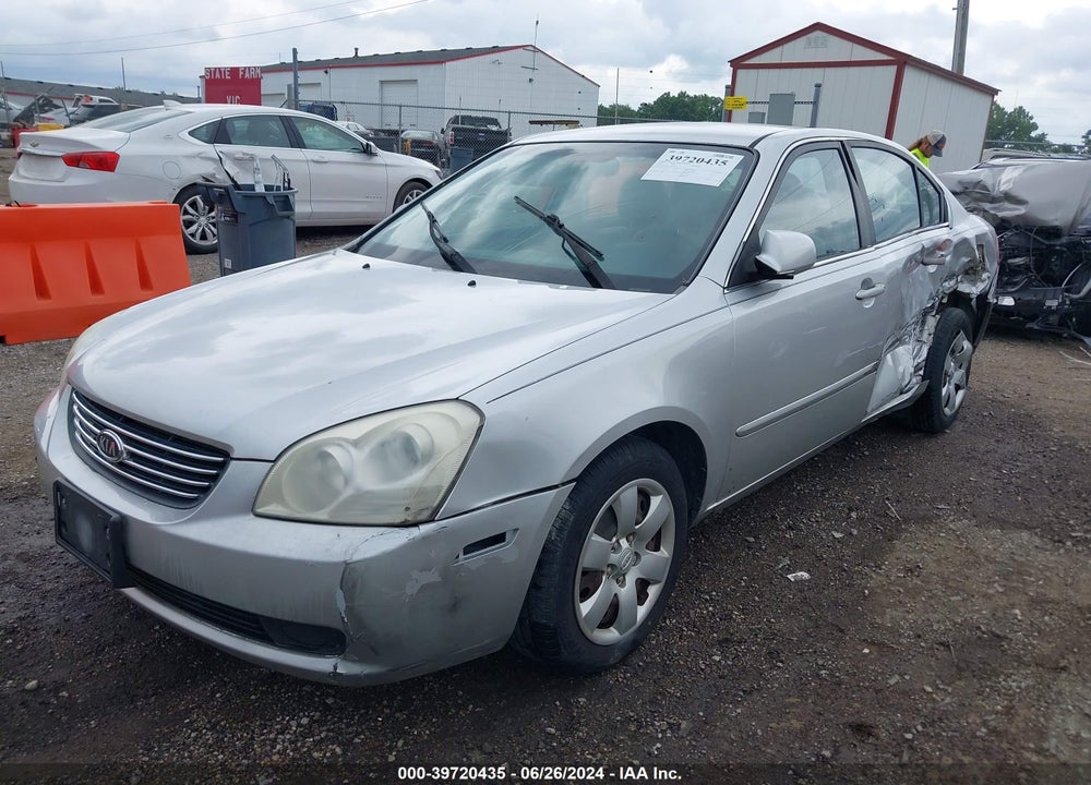 2008 KIA OPTIMA LX VIN: KNAGE123X85210887