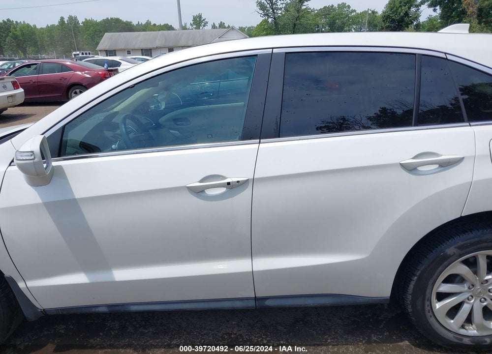 2016 ACURA RDX TECHNOLOGY   WATCH PLUS PACKAGES/TECHNOLOGY PACKAGE VIN: 5J8TB4H5XGL012424