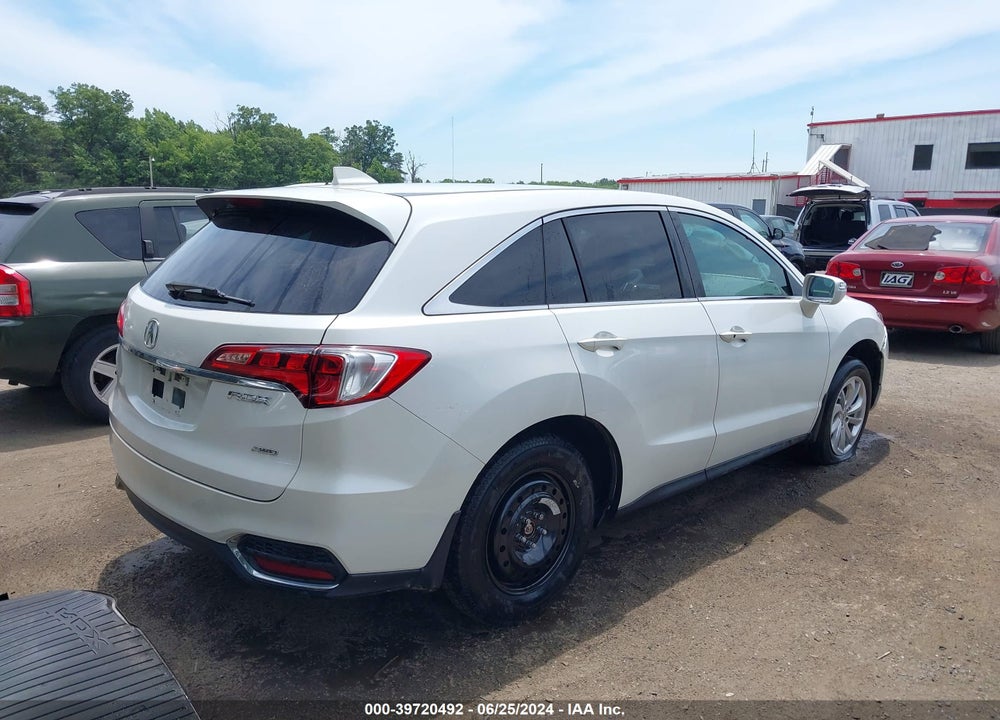 2016 ACURA RDX TECHNOLOGY   WATCH PLUS PACKAGES/TECHNOLOGY PACKAGE VIN: 5J8TB4H5XGL012424