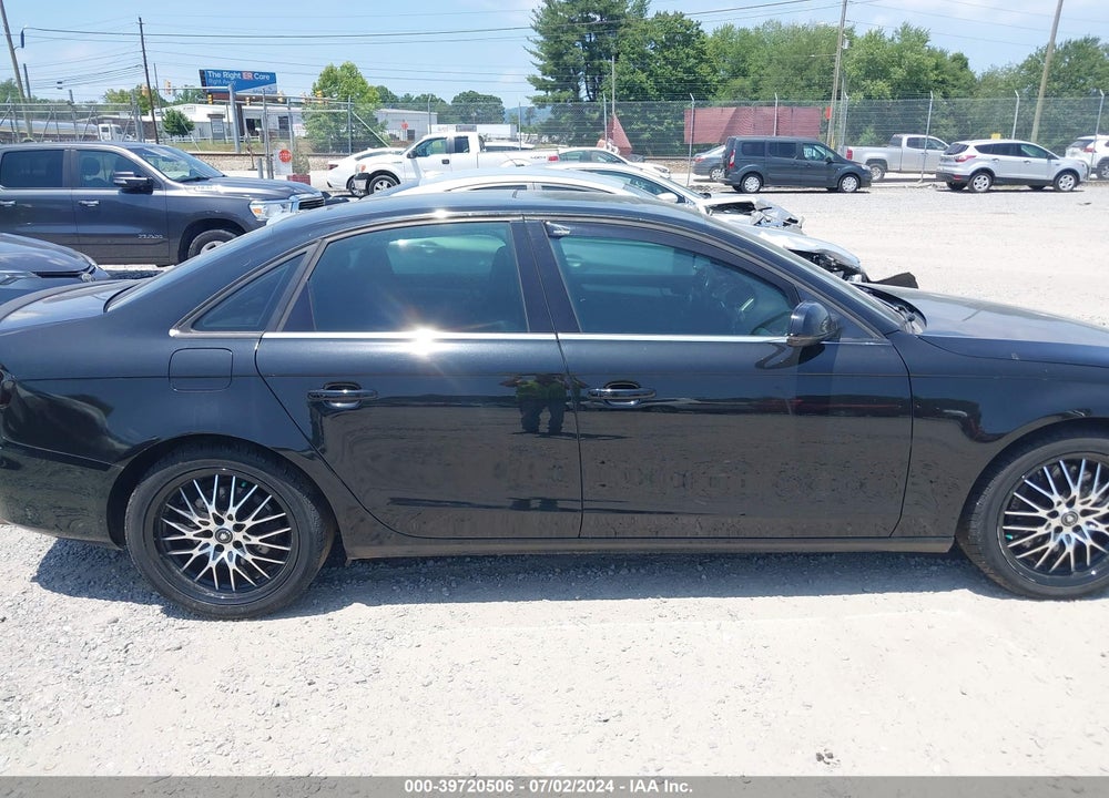 2011 AUDI A4 2.0T PREMIUM VIN: WAUFFAFL8BN005322