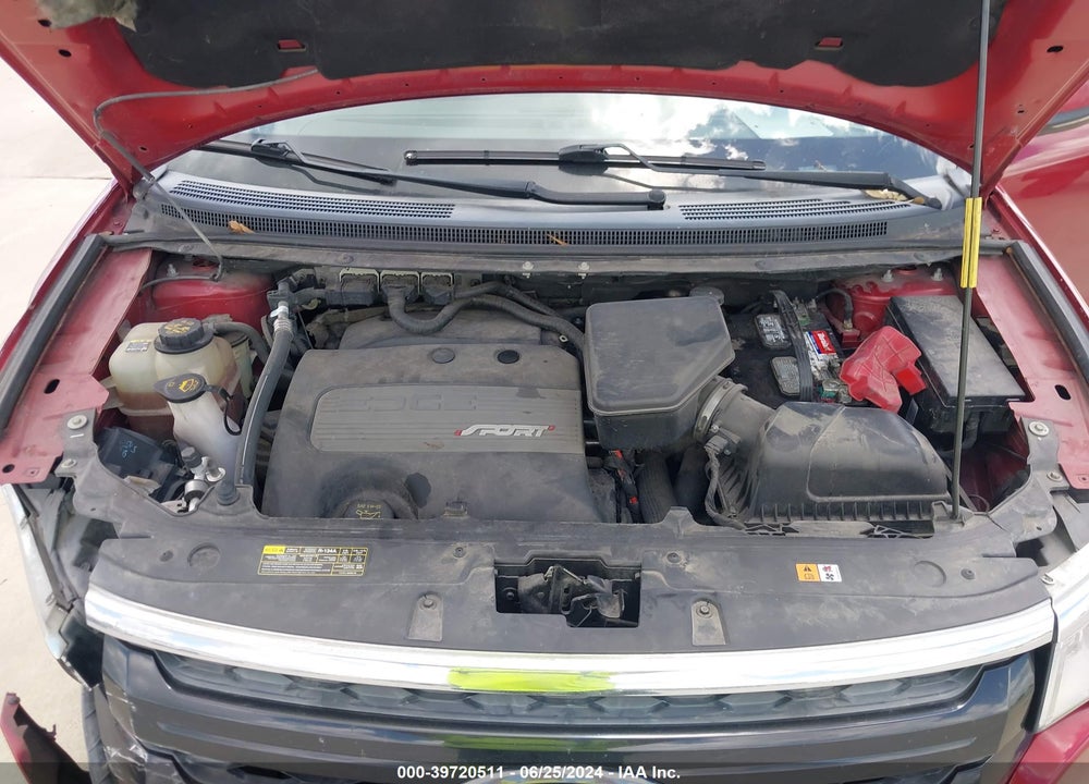 2013 FORD EDGE SPORT VIN: 2FMDK4AK3DBA78016