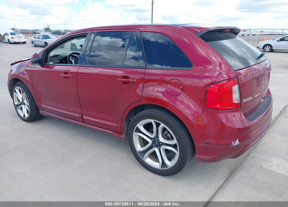 2013 FORD EDGE SPORT VIN: 2FMDK4AK3DBA78016