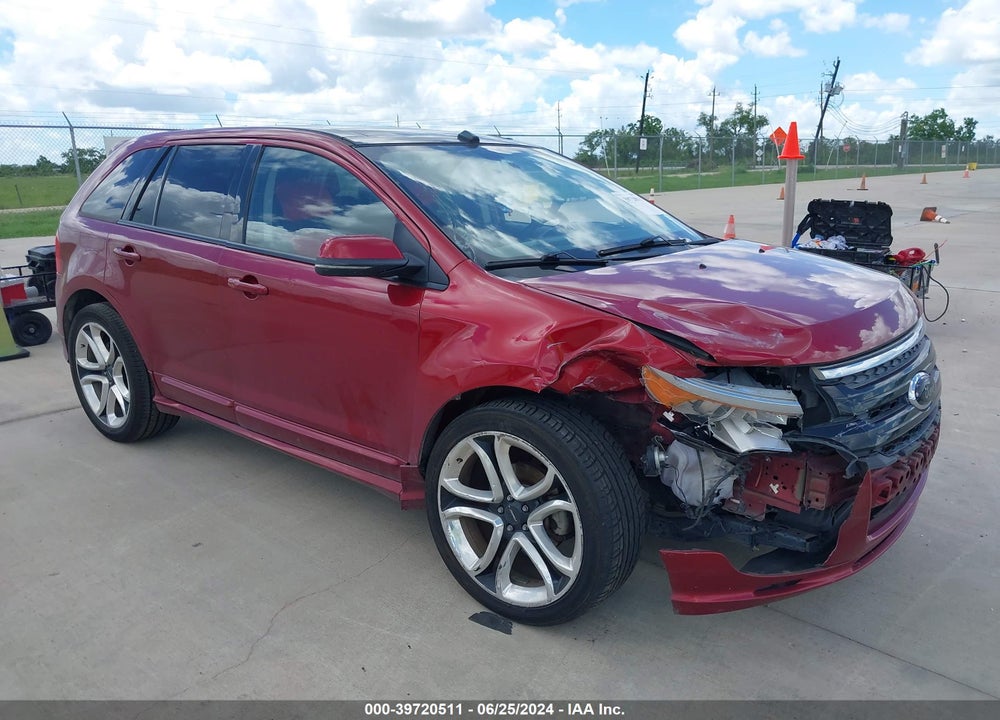 2013 FORD EDGE SPORT VIN: 2FMDK4AK3DBA78016