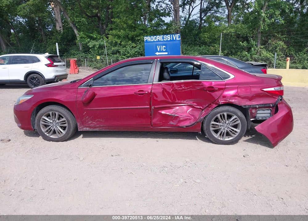 2016 TOYOTA CAMRY SE VIN: 4T1BF1FK5GU580320
