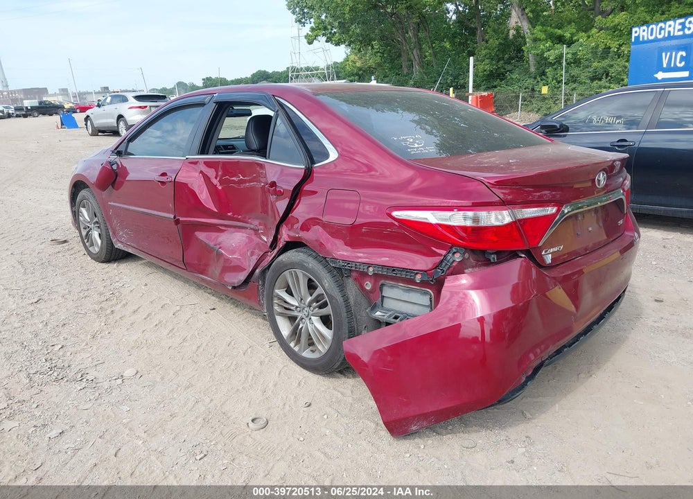 2016 TOYOTA CAMRY SE VIN: 4T1BF1FK5GU580320