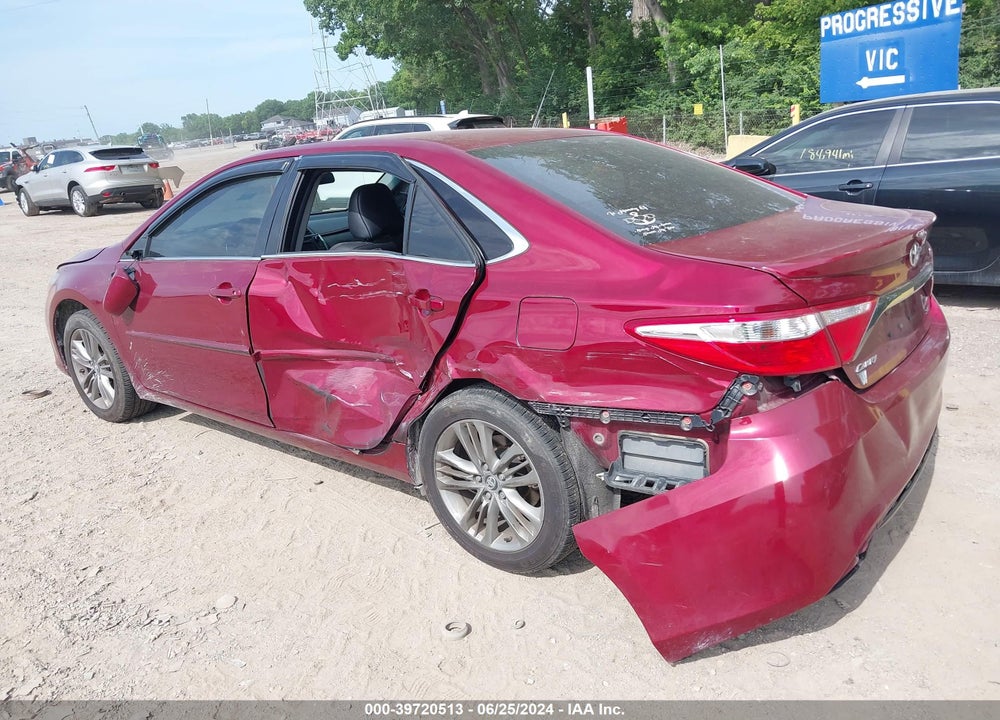 2016 TOYOTA CAMRY SE VIN: 4T1BF1FK5GU580320
