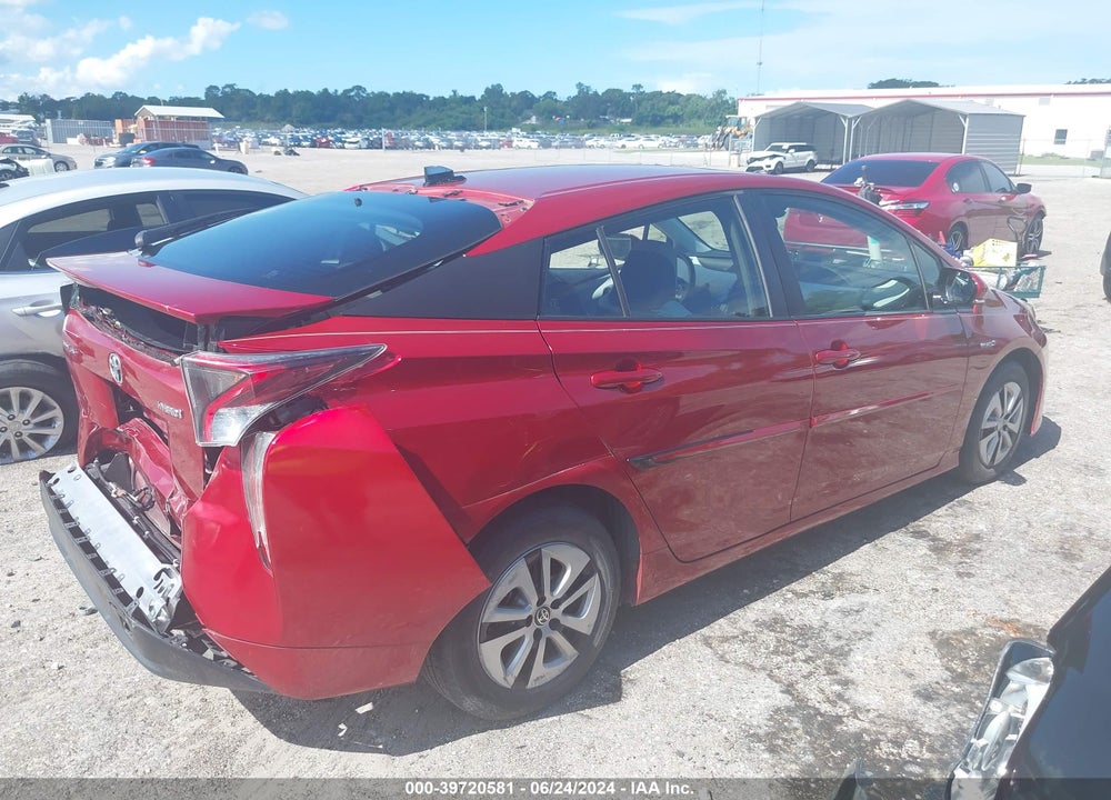 2016 TOYOTA PRIUS THREE VIN: JTDKARFU1G3516638