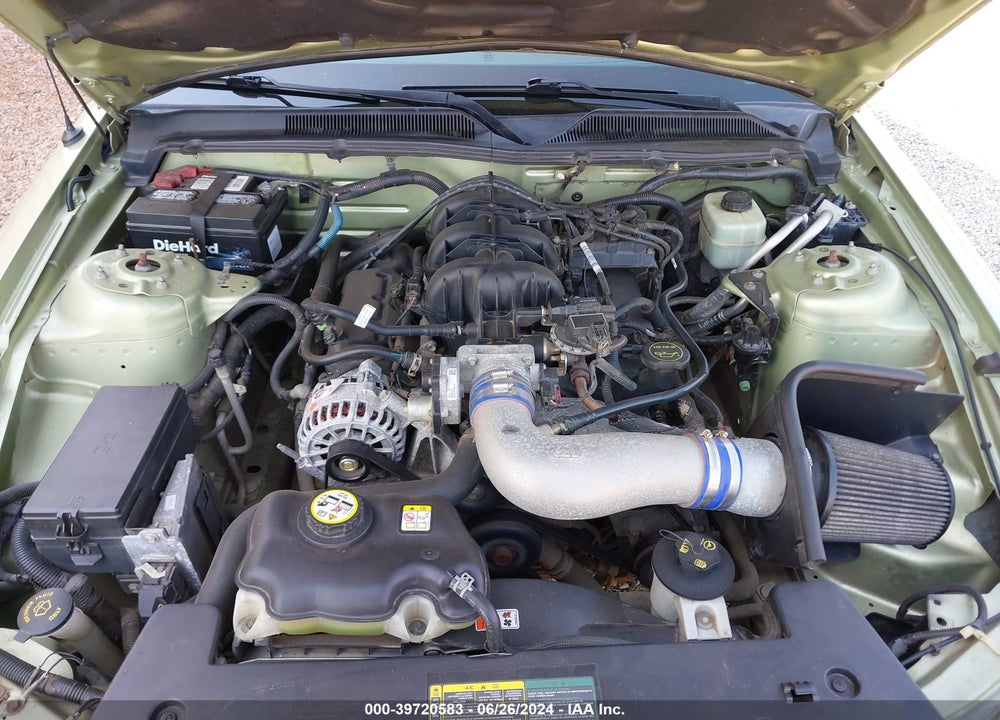 2006 FORD MUSTANG V6 VIN: 1ZVFT80N065154955