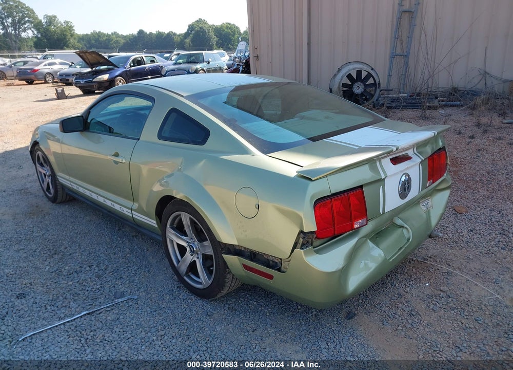 2006 FORD MUSTANG V6 VIN: 1ZVFT80N065154955