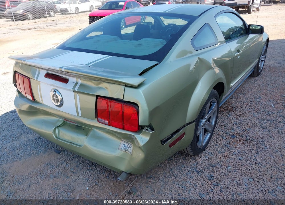 2006 FORD MUSTANG V6 VIN: 1ZVFT80N065154955