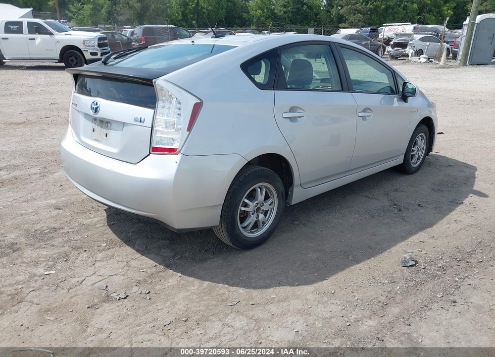 2011 TOYOTA PRIUS TWO VIN: JTDKN3DU7B0258057