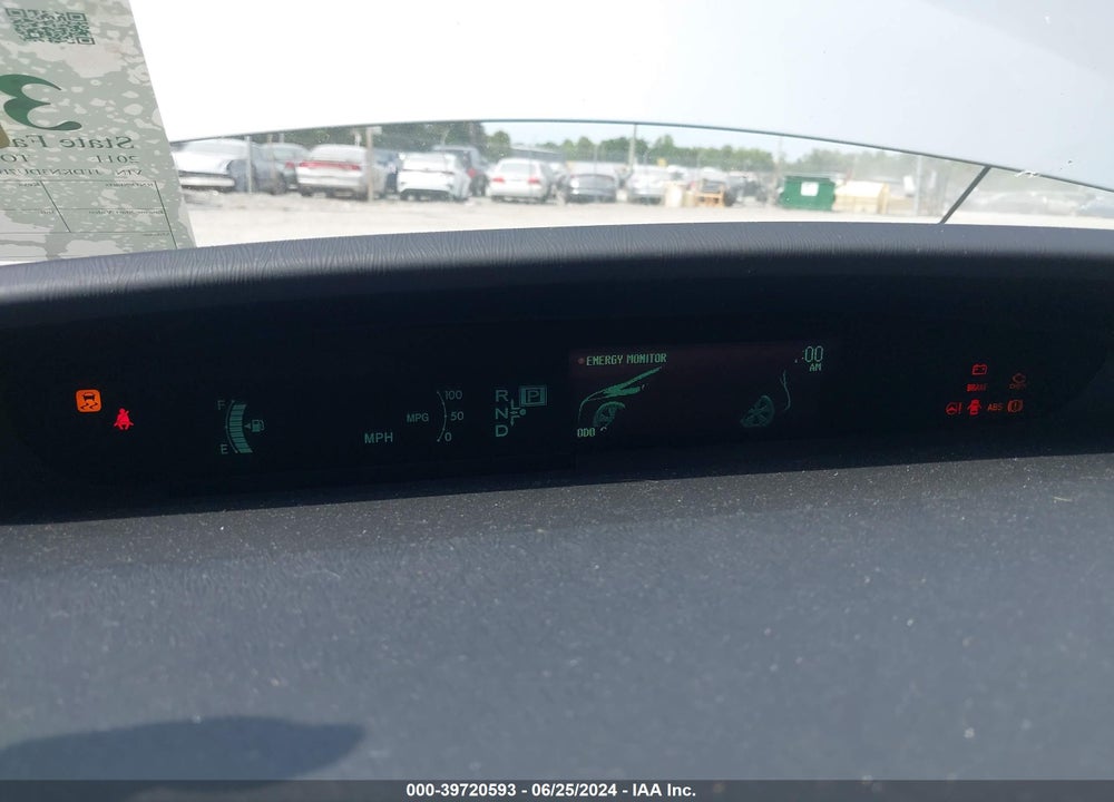 2011 TOYOTA PRIUS TWO VIN: JTDKN3DU7B0258057
