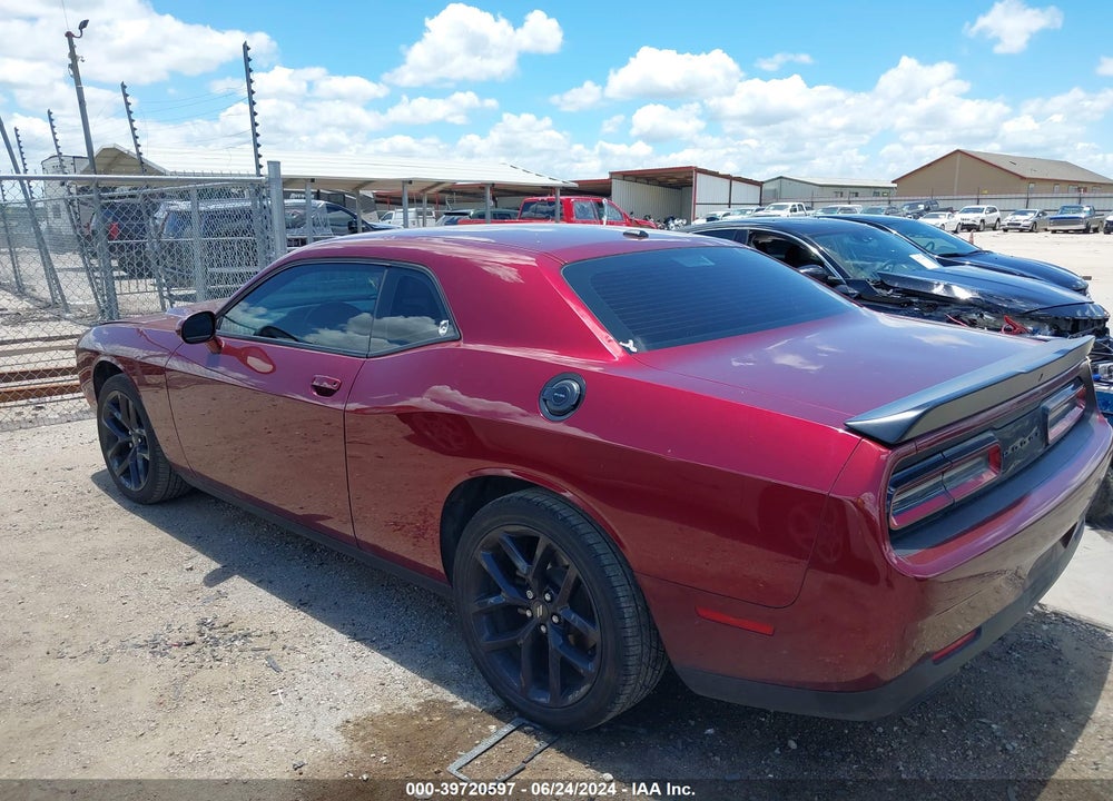 2021 DODGE CHALLENGER SXT VIN: 2C3CDZAG7MH539187