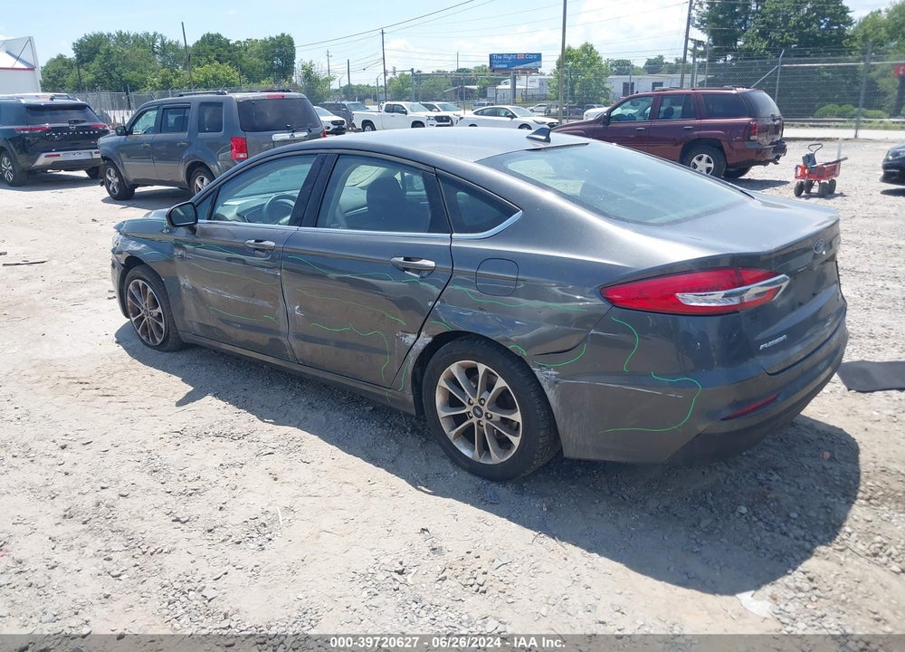 2020 FORD FUSION SE VIN: 3FA6P0HD6LR160391