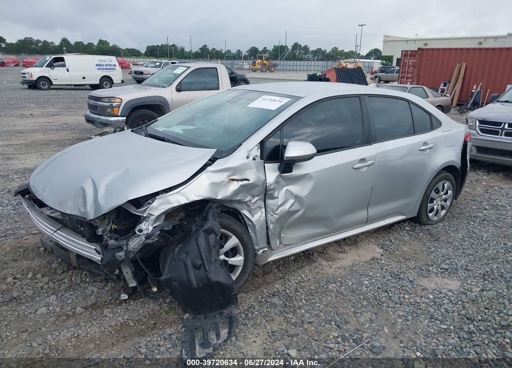 2022 TOYOTA COROLLA LE VIN: 5YFEPMAE0NP311881