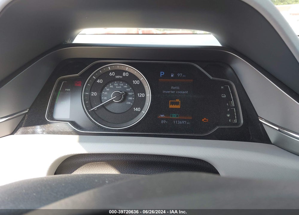 2020 HYUNDAI IONIQ HYBRID BLUE VIN: KMHC65LC3LU212169
