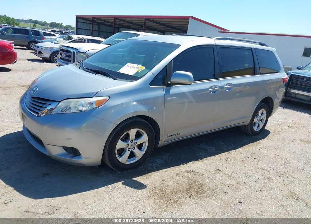 2015 TOYOTA SIENNA LE 8 PASSENGER VIN: 5TDKK3DC0FS604064