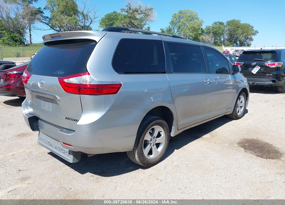 2015 TOYOTA SIENNA LE 8 PASSENGER VIN: 5TDKK3DC0FS604064