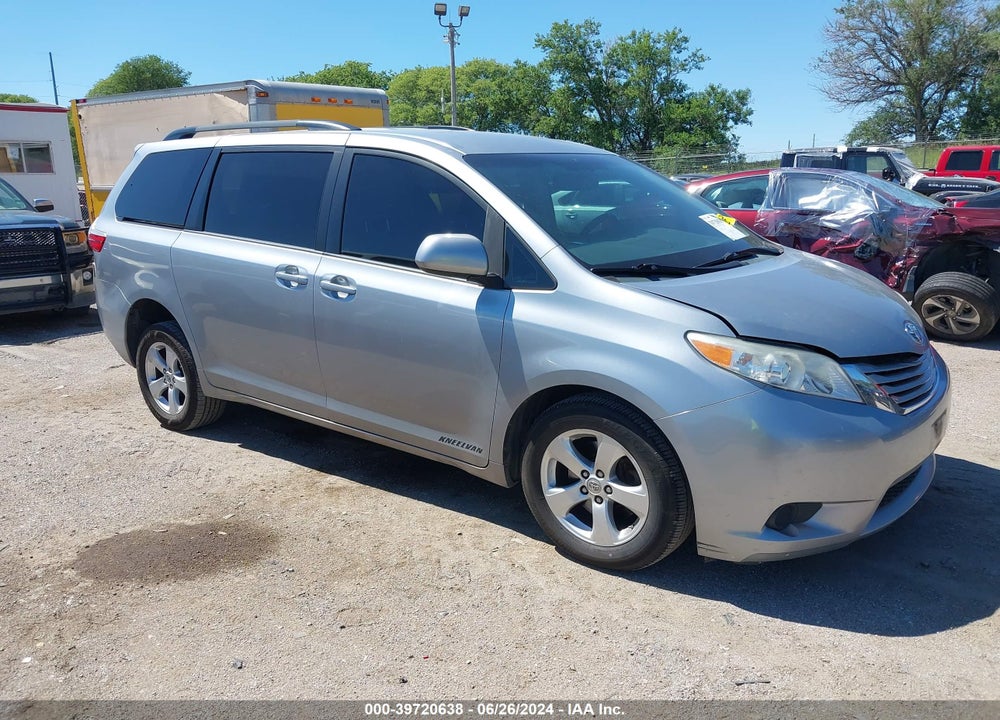 2015 TOYOTA SIENNA LE 8 PASSENGER VIN: 5TDKK3DC0FS604064