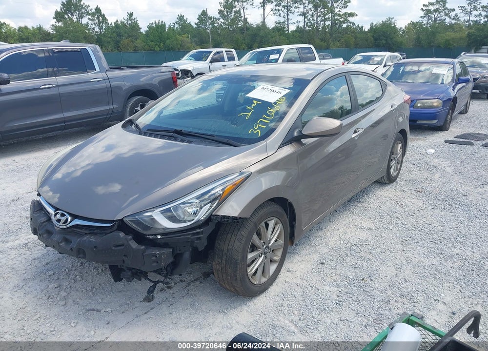2016 HYUNDAI ELANTRA SE VIN: 5NPDH4AE1GH680273