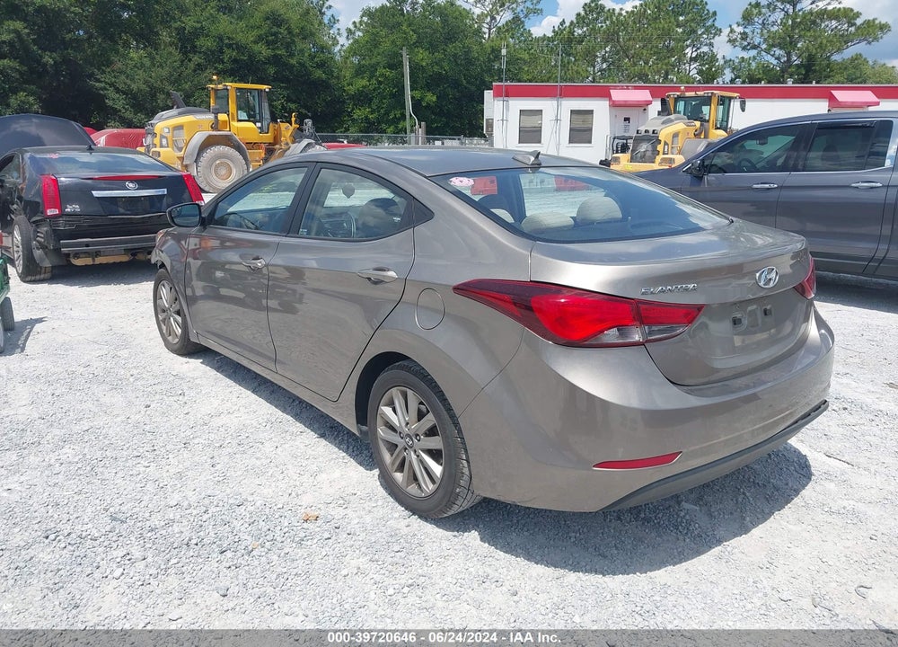2016 HYUNDAI ELANTRA SE VIN: 5NPDH4AE1GH680273