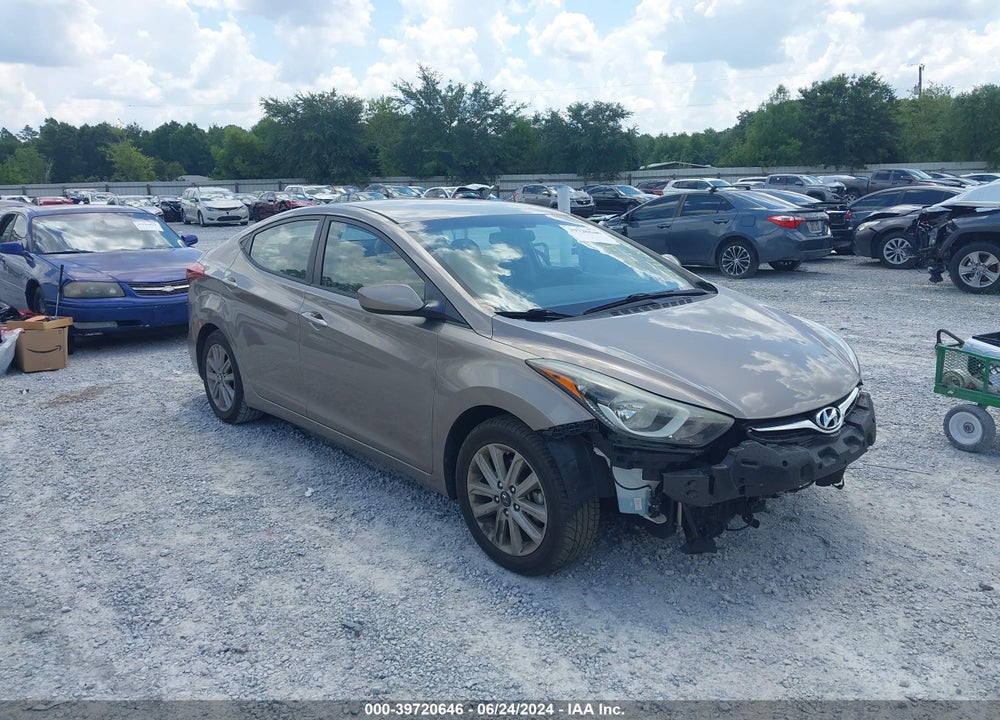2016 HYUNDAI ELANTRA SE VIN: 5NPDH4AE1GH680273