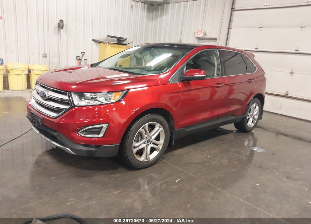2017 FORD EDGE TITANIUM VIN: 2FMPK4K8XHBB36905