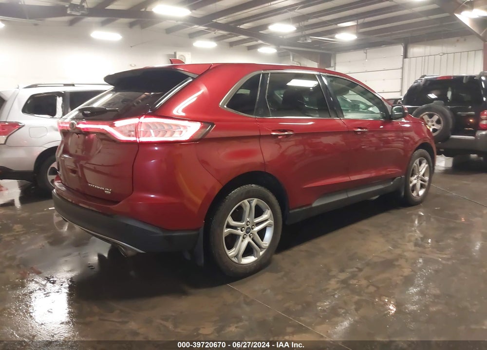 2017 FORD EDGE TITANIUM VIN: 2FMPK4K8XHBB36905