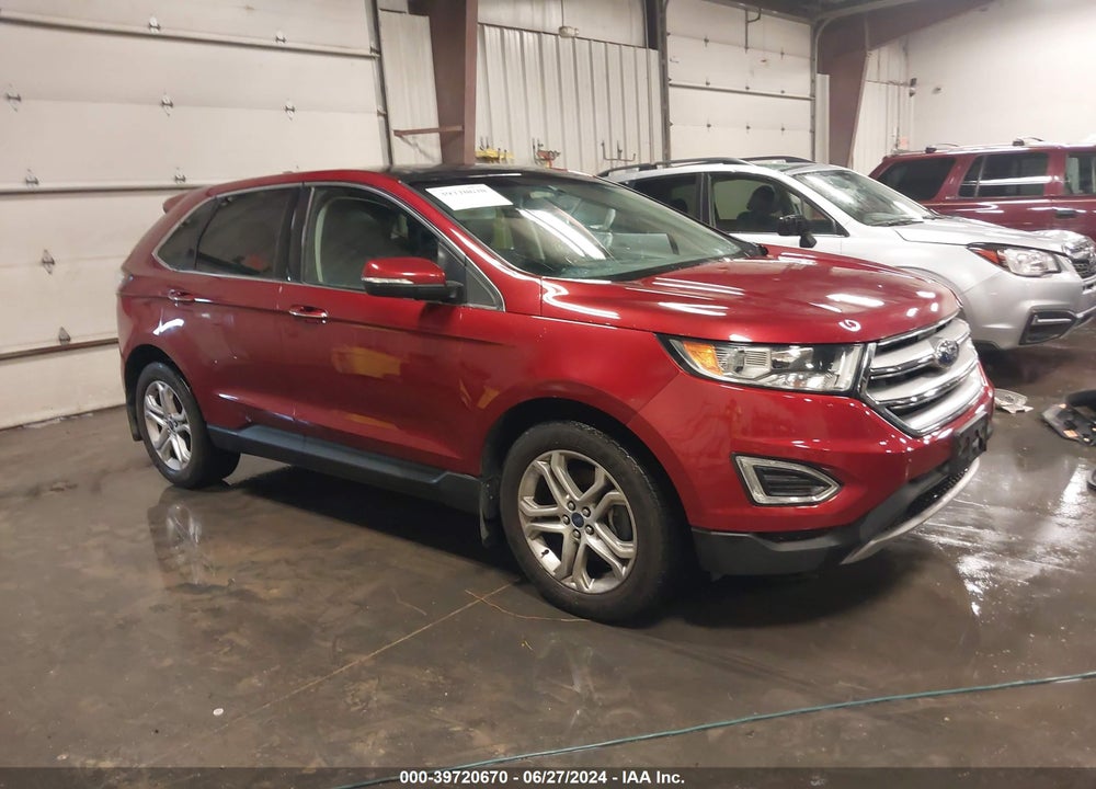2017 FORD EDGE TITANIUM VIN: 2FMPK4K8XHBB36905
