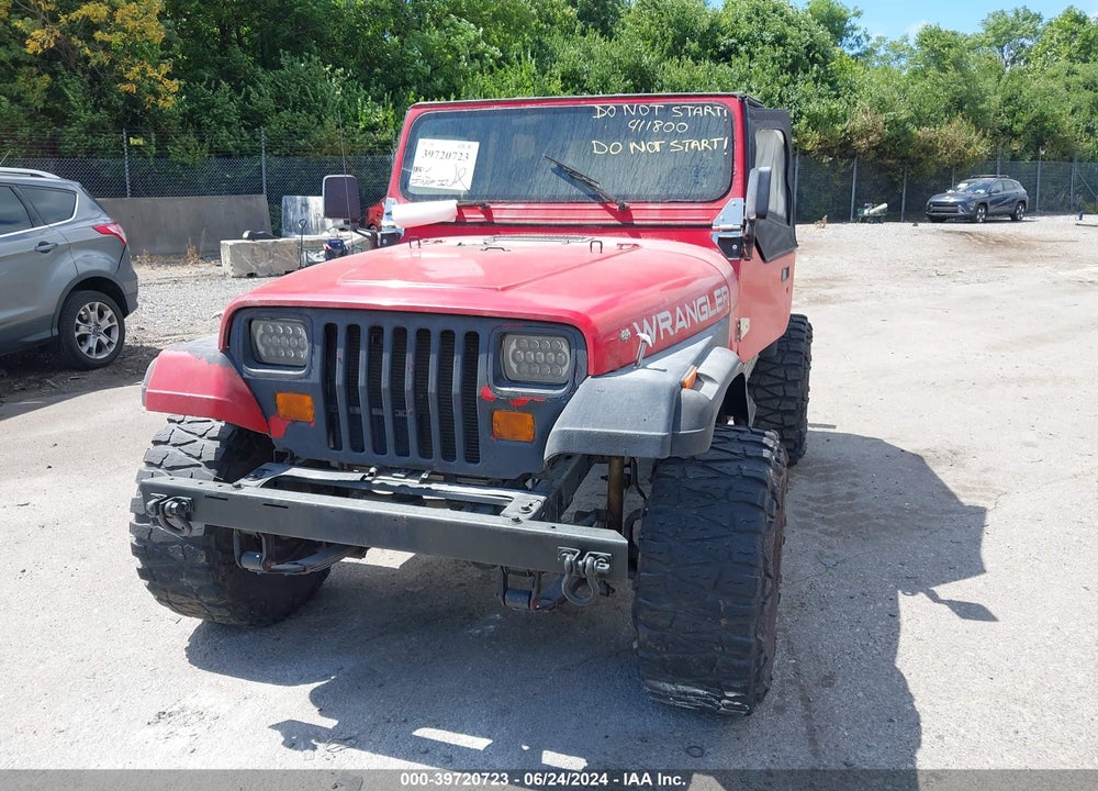 1994 JEEP WRANGLER / YJ S VIN: 1J4FY19P4RP411800