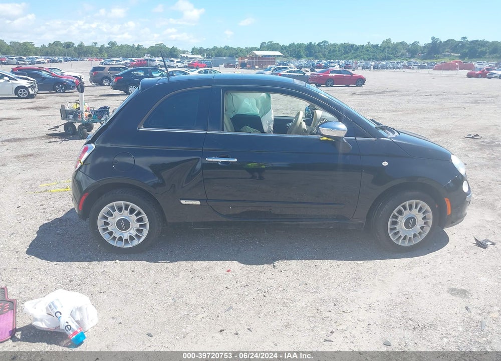 2013 FIAT 500 LOUNGE VIN: 3C3CFFCR7DT727979