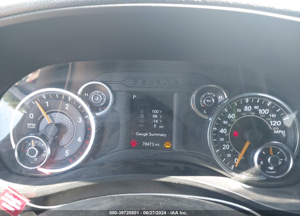 2022 RAM 2500 TRADESMAN 4X4 6'4 BOX VIN: 3C6UR5CL9NG209015