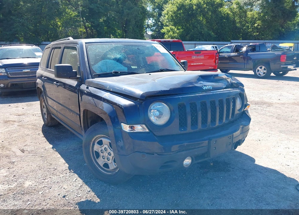 2016 JEEP PATRIOT SPORT VIN: 1C4NJPBB3GD763580