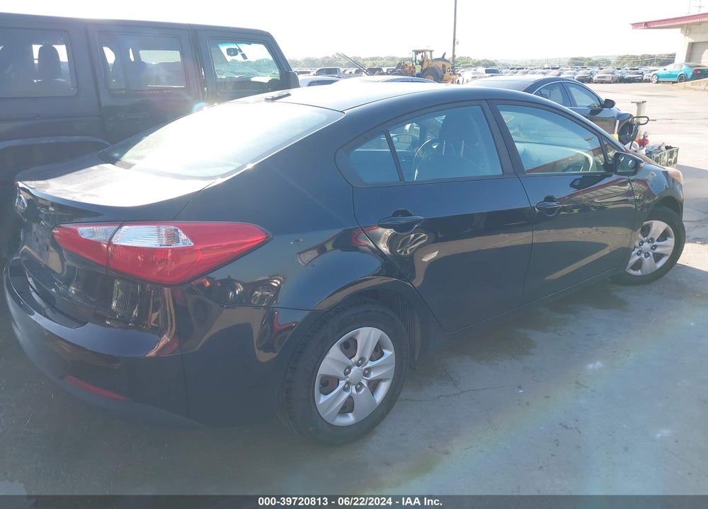 2016 KIA FORTE LX VIN: KNAFX4A68G5608648
