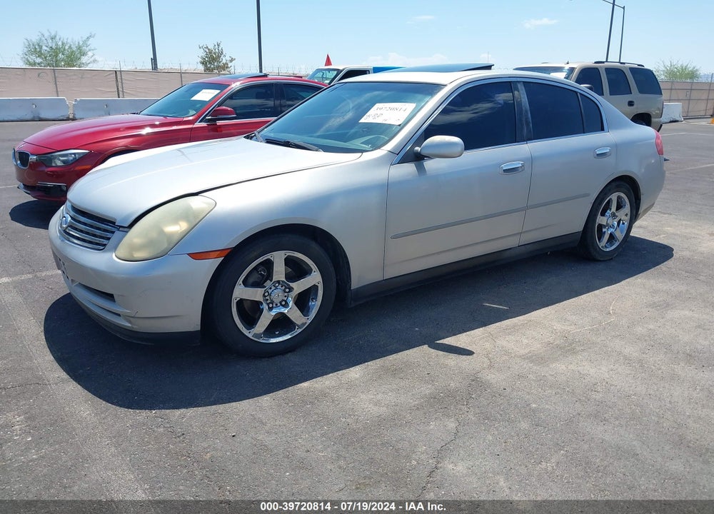 2003 INFINITI G35 LUXURY LEATHER VIN: JNKCV51E83M308700