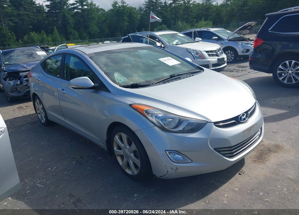 2013 HYUNDAI ELANTRA LIMITED VIN: 5NPDH4AE6DH250282